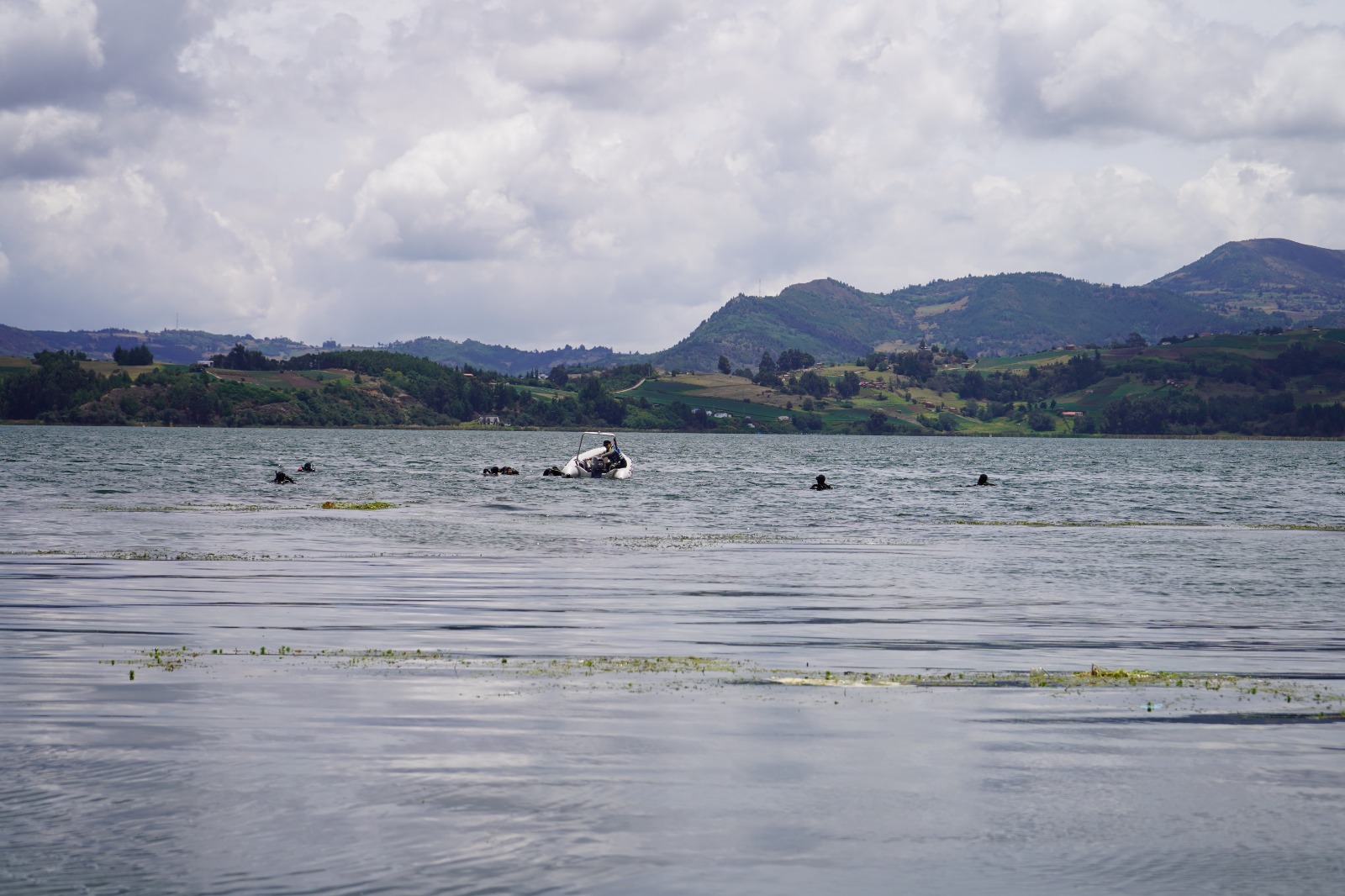 Corpoboyacá lidera acciones de conservación en el Lago de Tota con jornada ambiental en Aquitania