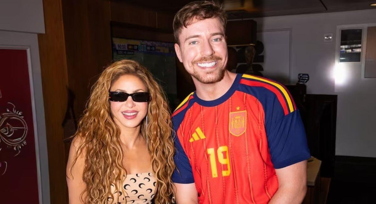 Shakira y MrBeast unen esfuerzos para impulsar la educación en Colombia