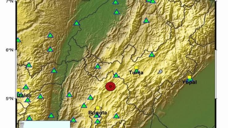 Varios sismos se registraron durante la madrugada de este miércoles en Colombia